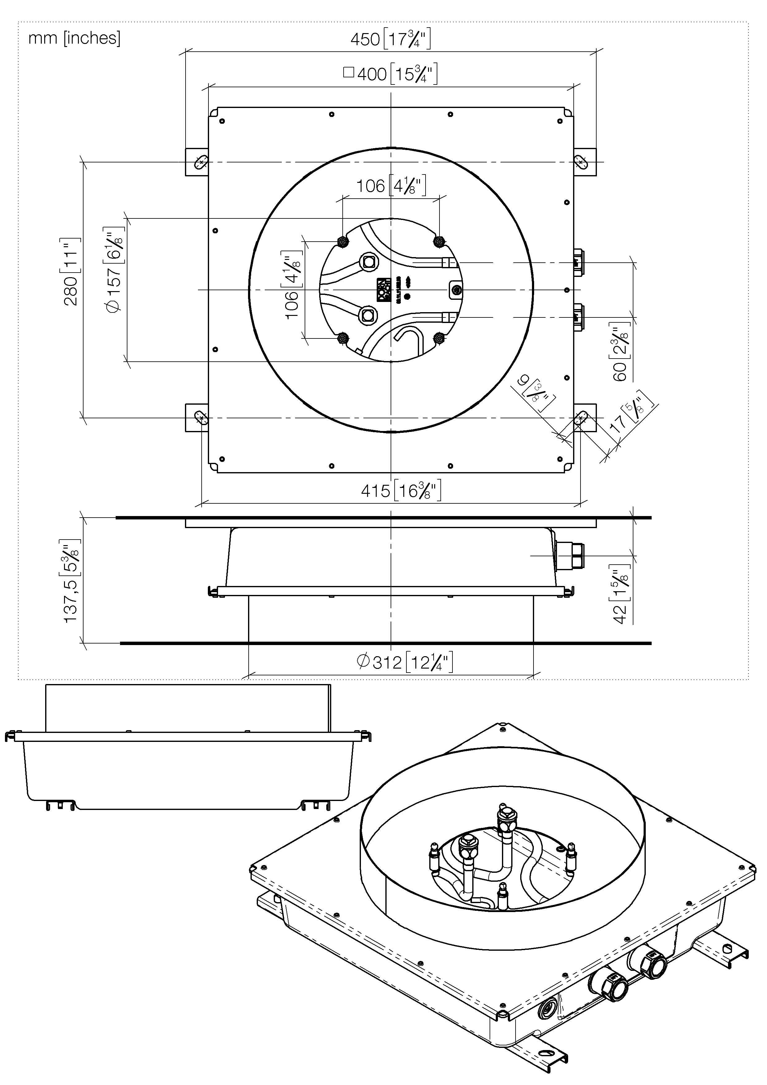 SERIES VARIOUS Concealed Rough Parts Concealed Ceiling Installation